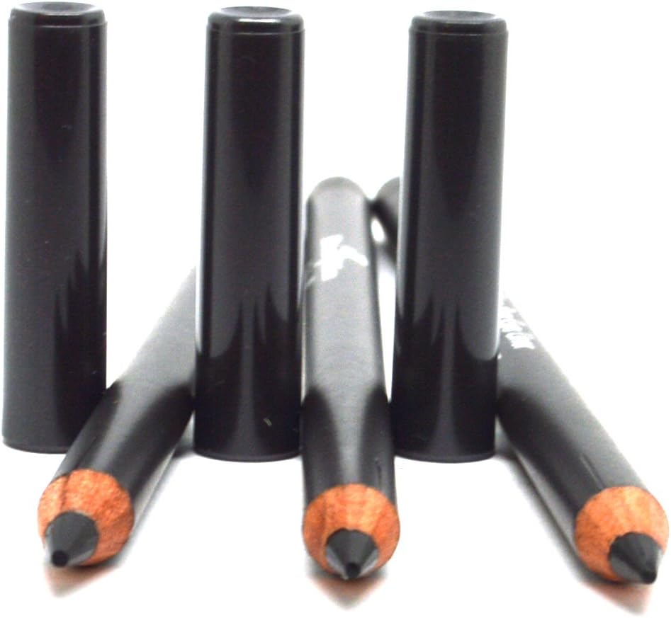ITALIADeluxe 3 PCS of Ultra Fine Eye liner Pencil Lip Eyeliner Set Pick Color + Free ZipBag (1001 Black [3pcs])