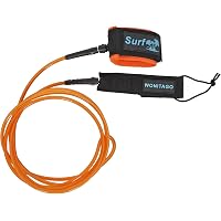 Ho Stevie! Surfboard Calf Leash For Longboards | 9/10/11 Ft Strong, Tangle-Free Leash With Comfort Cuff & Key Pocket