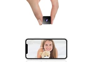 X W EI UNION Camera Hidden Home Mini Spy Camera WiFi Room Video Camera Hidden Small Nanny Cam with App Motion Detection Night Vision Indoor Security for Kids, Pet, Elders