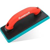 Goldblatt 9-1/2'' x 4'' Epoxy Grout Float, Rubber Float for Tile Grouting | Grout Trowel, Gum Rubber Resists Buildup, Straight &amp; Rounded Edge, Easy Clean for Epoxy, Ceramic &amp; Stone Joint