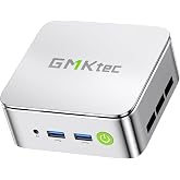 GMKtec Mini PC Computer, G10 Ryzen 5 3500U (Beats N150/4300U/3200U), 16GB RAM 512GB SSD 2.5GbE NIC LAN Desktop Office Home Business HTPC, Triple 4K Display, WiFi, BT, USB-C, DP, Type-C PD, HDMI 2.1
