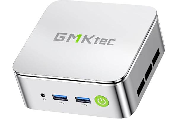 GMKtec Mini PC Computer, G10 Ryzen 5 3500U (Beats N150/4300U/3200U), 16GB RAM 512GB SSD 2.5GbE NIC LAN Desktop Office Home Business HTPC, Triple 4K Display, WiFi, BT, USB-C, DP, Type-C PD, HDMI 2.1
