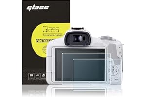 【For Canon R8 R50】2 Pack Glass Screen Protector Film for Canon EOS R8 R50 EOSR50 EOSR8 Cameras, 0.3mm Ultra-Thin Tempered Gla