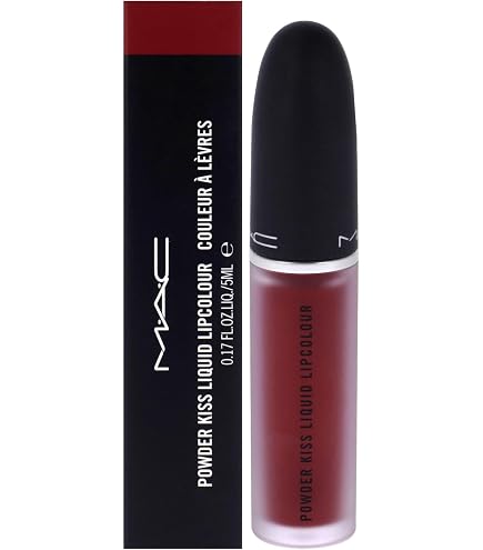 MAC Powder Kiss Liquid Lipcolor - 975 Ruby Boo by MAC for Women