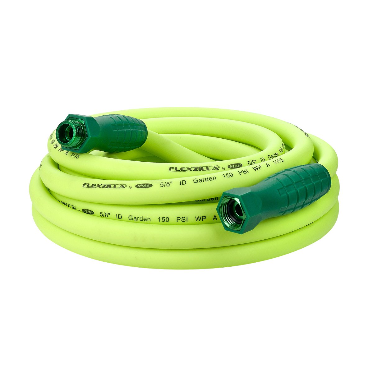 Flexzilla Garden Hose with SwivelGrip, 5/8 in. x 25 ft., Heavy Duty, Lightweight, Drinking Water Safe - HFZG525YWS