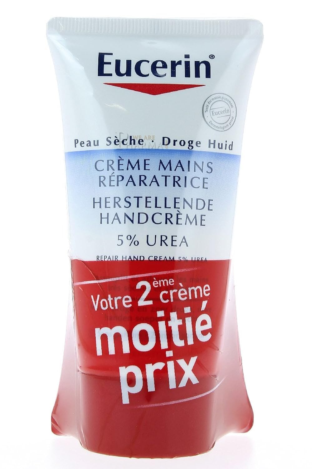 Eucerin UreaRepair PLUS 5% Urea Hand Cream 2 x 75ml