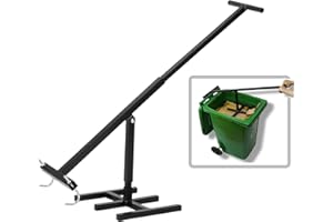 Rubbish Press for Wheelie Bin Compactor Press，Manual Trash Can Press，Waste Recycling Hand Tool for Outdoor，Touchless Trash Bi