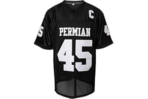 AIMHUO Boobie Miles Black Football Jerseys for Men, 45 Permian High School Football Jersey Friday Night Lights Shirt Stitched S-3XL