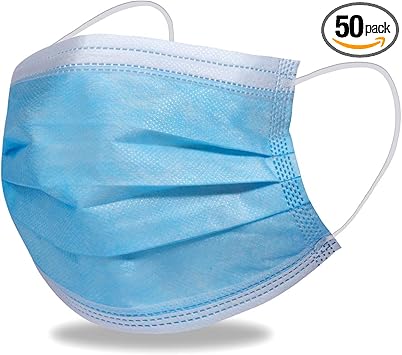 Download Face Mask Disposable 50pcs Blue Amazon Com PSD Mockup Templates