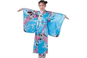 Clothes Baby Kids Kimono Robe Costume Traditional Toddler Outfits Japanese Girls Girls Dress&Skirt Toddler Vintage Dress