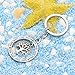 Retro Silver Jewelry Elephant Round Trust Love Hope Dream Pendant Key Chain Ring Family Friend Gift (Tree of life)
