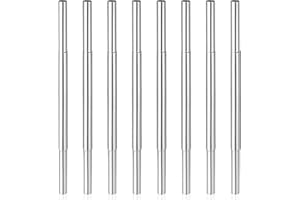 BOHUIZ 8 Pcs Golf Club Shaft Extensions, Aluminum Alloy Golf Club Extensions Putter Length Adjustment Tool for Irons and Woods Golf Steel Clubs Replacement Parts