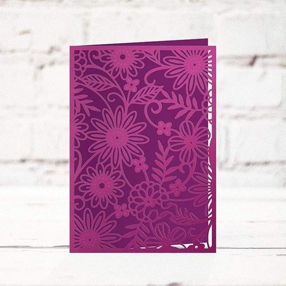 Wifndtu Hollow Flower Metal Cutting Dies For Card Making Embossing Stencil Die Diy Scrapbooking Photo Templates For Album Embossing Paper Cards Decorative Craft For Valentines Day Silver Cutting Dies Home Kitchen