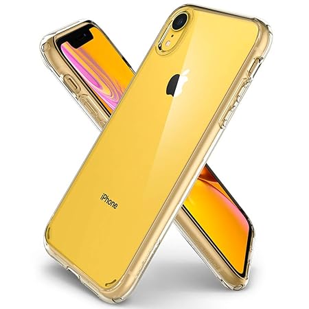 Spigen Ultra Hybrid Kompatibel mit iPhone XR Hülle, 064CS24873 Einteilige Transparent Handyhülle Durchsichtige Schutzhülle Ca