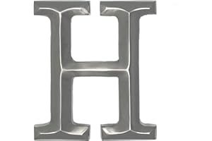 MICHAEL HEALY Monogram Letter H Door Knocker - Nickel