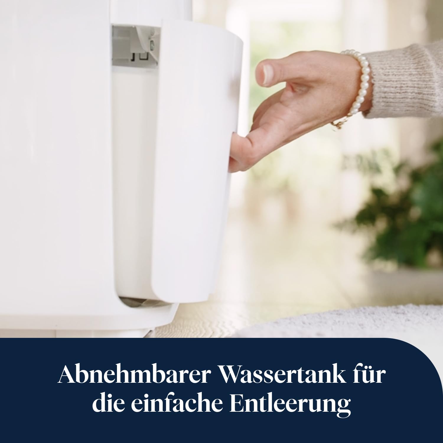 De’Longhi Tasciugo AriaDry - Tragbarer Luftentfeuchter mit 3-Fach-Filtersystem, 12L/Tag Feuchtigkeitsentzug, Wäschetrockner, Anti-Schimmel, Geringe Geräuschentwicklung, Weiß (DEX212SF) 8