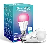 Kasa Smart Bulb, 850 Lumens, Full Color Changing Dimmable WiFi LED Light Bulb Compatible with Alexa and Google Home, A19, 9.5