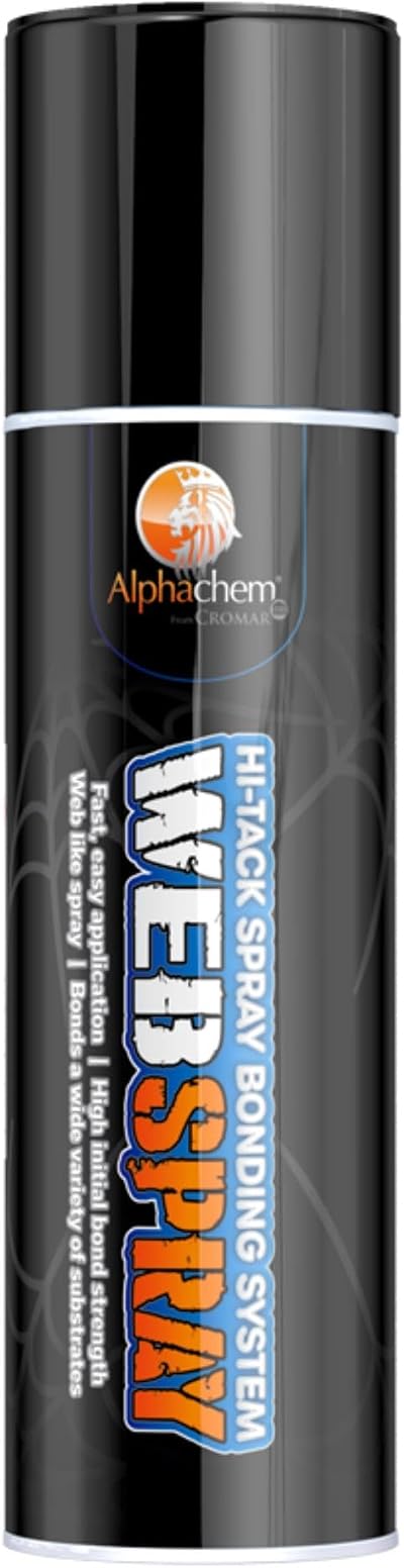 ARA CHOICE CROMAR AlphaChem WebTack Heavy Duty Adhesive Spray Mount Glue 500ml