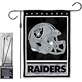 Raiders Helmet Garden Flag and Stand Pole Holder Mount