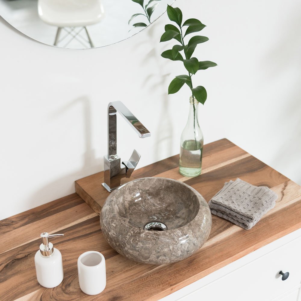 Wohnfreuden Marmor Waschbecken Asbak Mini 30 Cm Rund Poliert Creme Naturstein Waschplatz Handwaschbecken Steinwaschschale Naturstein Aufsatzwaschbecken Fur Ihr Bad Schnell Versandkostenfrei Kuche Haushalt Wohnen Mobel Wohnaccessoires