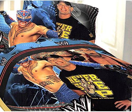 Amazon Com Wwe Twin Full Bed Comforter John Cena Wrestling