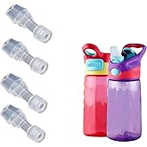 Peixiong 4 Pack Water Bottle Bite Valve Replacement for Contigo Water Bottle Bite Valve, Multi-Pack Bite Valve Replacement for Contigo Bite Valve, Water Bottle Kids Bite Valve for Contigo Bite Valve