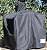 Pacific Living Outdoor Build-in or Counter Top Large Capacity Gas Oven with Pizza Stone and Smoker Box, Black Powder Coat