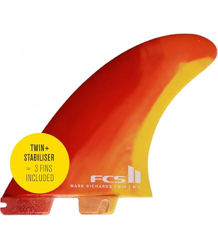 Amazon.com : FCS 2 Aipa Twin+1 PG Fin Set : Sports & Outdoors