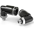 TAILONZ PNEUMATIC Male Elbow 4mm Tube OD x M5 Thread 90 Push to Connect Fittings PL4-M5 (Pack of 10)
