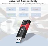KOOTION 64 GB USB 3.0 Flash Drive Retractable Memory Stick with LED Indicator view 6