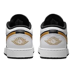 Air Jordan 1 Low Gradeschool White/Metallic