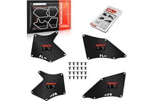 A-Premium Splash Guards Fender Liner Shields Compatible with Toyota Tacoma, 2005-2020, Front and Rear, 4-PC Set