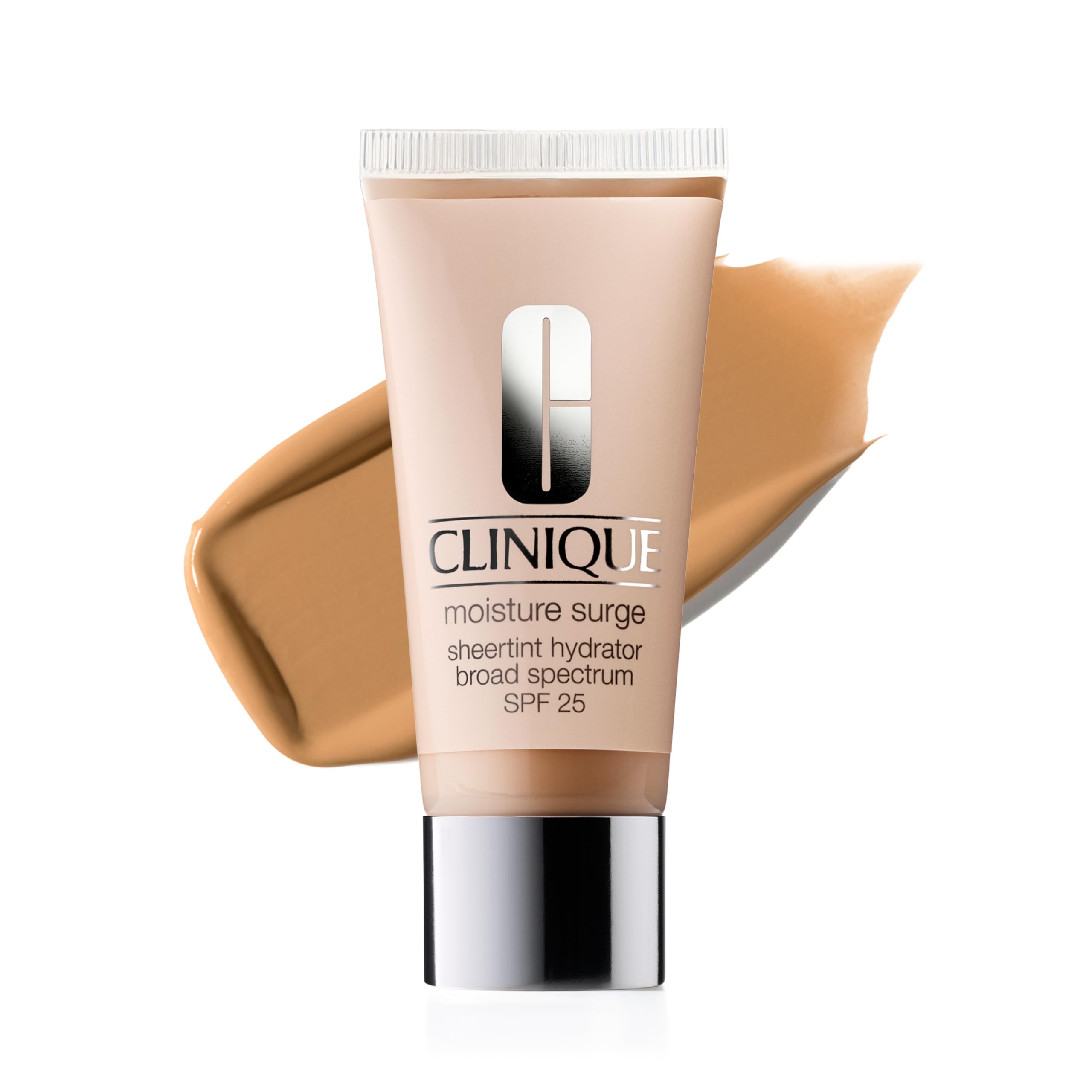 Photo 1 of Clinique Moisture Surge Sheertint Hydrator Hydrating Tinted Moisturizer Broad Spectrum SPF 25 With Hyaluronic Acid + Aloe Water For All Skin Types | Sheer Coverage, Natural Finish, Medium, 1.4 Fl Oz