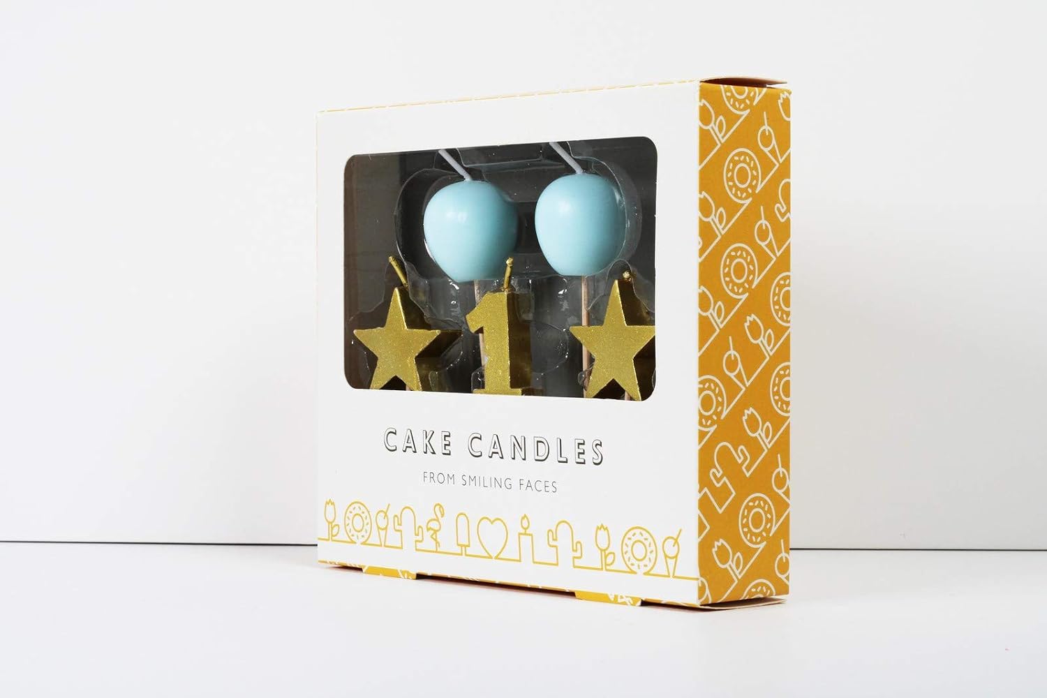 Smiling Faces Birthday Candles for Cake Topper Decoration Design Animals Pirate Football 1 30 40 50 21 Number Candle Easy Use Perfect for Parties Special Occasions - Image 3