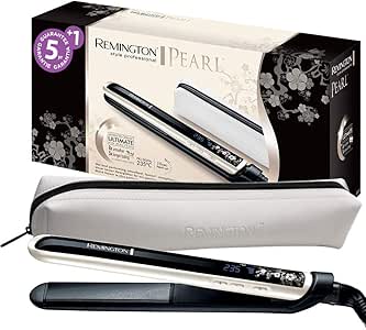 Remington S9500 Pearl - Plancha de Pelo, Cerámica Avanzada con ...