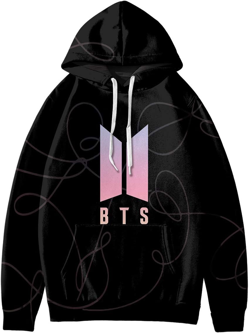 NBBZ Kpop BTS Unisex Hoodie 3D Digital Printing Sweatshirt