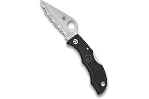 Spyderco Ladybug Folding Pocket Knife with 1.9" Steel Blade and FRN Handle - EDC Knife for Men and Women, Perfect for Hunting, Tactical, Camping, Survival