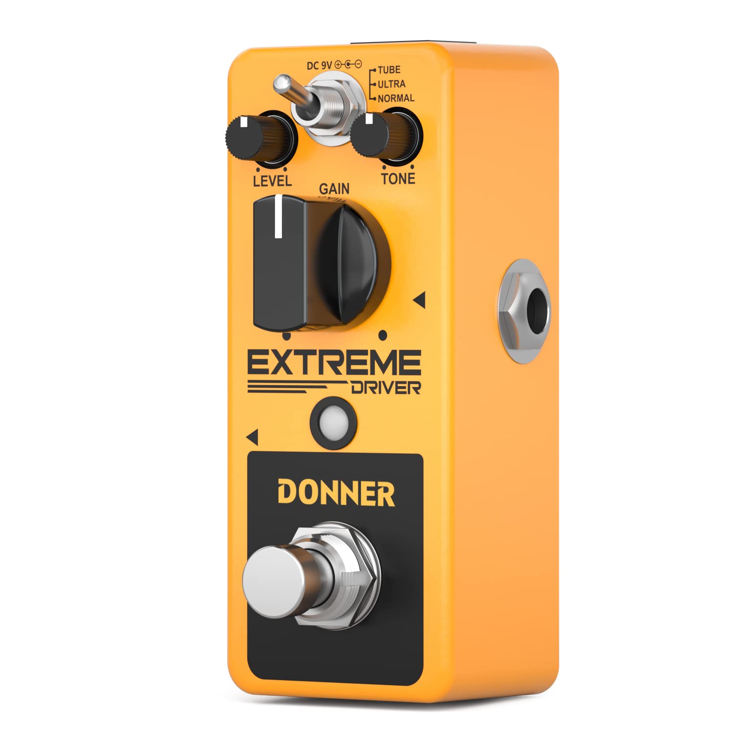 Donner Distortion Guitar Pedal, Extreme Driver Analog Turbo Distortion Effect 3 Modes True Bypass
