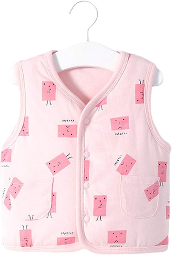 Amazon Co Jp ベビー 子供服 ベスト 赤ちゃん 新生児 キッズ 袖なし コットン 男の子 女の子 春秋冬 ジャケット 出産祝い 防寒 保温 防風 軽量 可愛い 服 ファッション小物