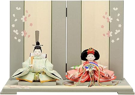 Amazon 雛人形 丸い顔 内裏雛 お雛様 ひな人形 お祝い 平飾り 親王飾り 二人飾り 2人飾り おしゃれ かわいい おしゃれ 可愛い コンパクト 平飾り おもちゃ