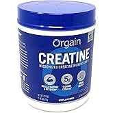 Orgain 5g Micronized Creatine Monohydrate, Unflavored, 1.48lbs