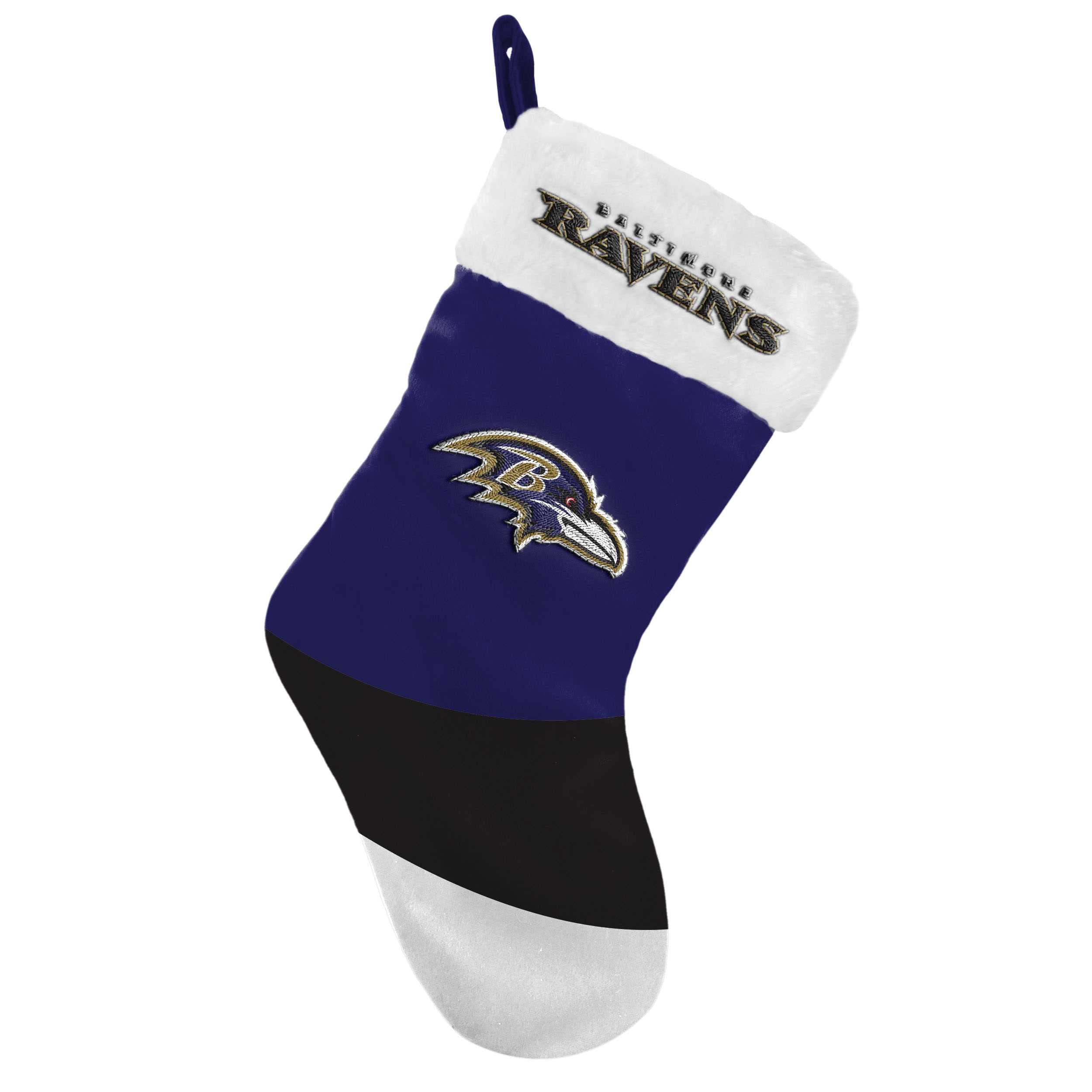 FOCO Baltimore Ravens NFL 2021 Colorblock Stocking - Stück