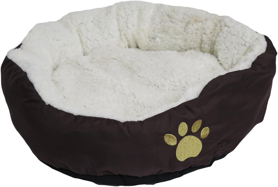 Evelots Soft Pet Bed,Cat & Dogs with Minor Factory Defects,17" D x 5" H