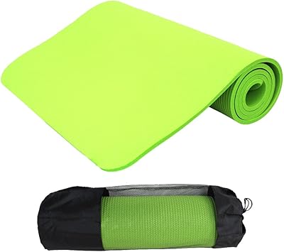 Amazon Weimall ヨガマット 8mm クッション トレーニングマット エクササイズマット ヨガ マット ピラティス ダイエット ストレッチ エクササイズ 体幹トレーニング 腹筋 骨盤補正 収納ケース付き グリーン ウェイモール Weimall マット