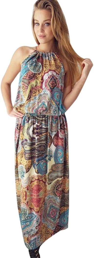 boho paisley dress