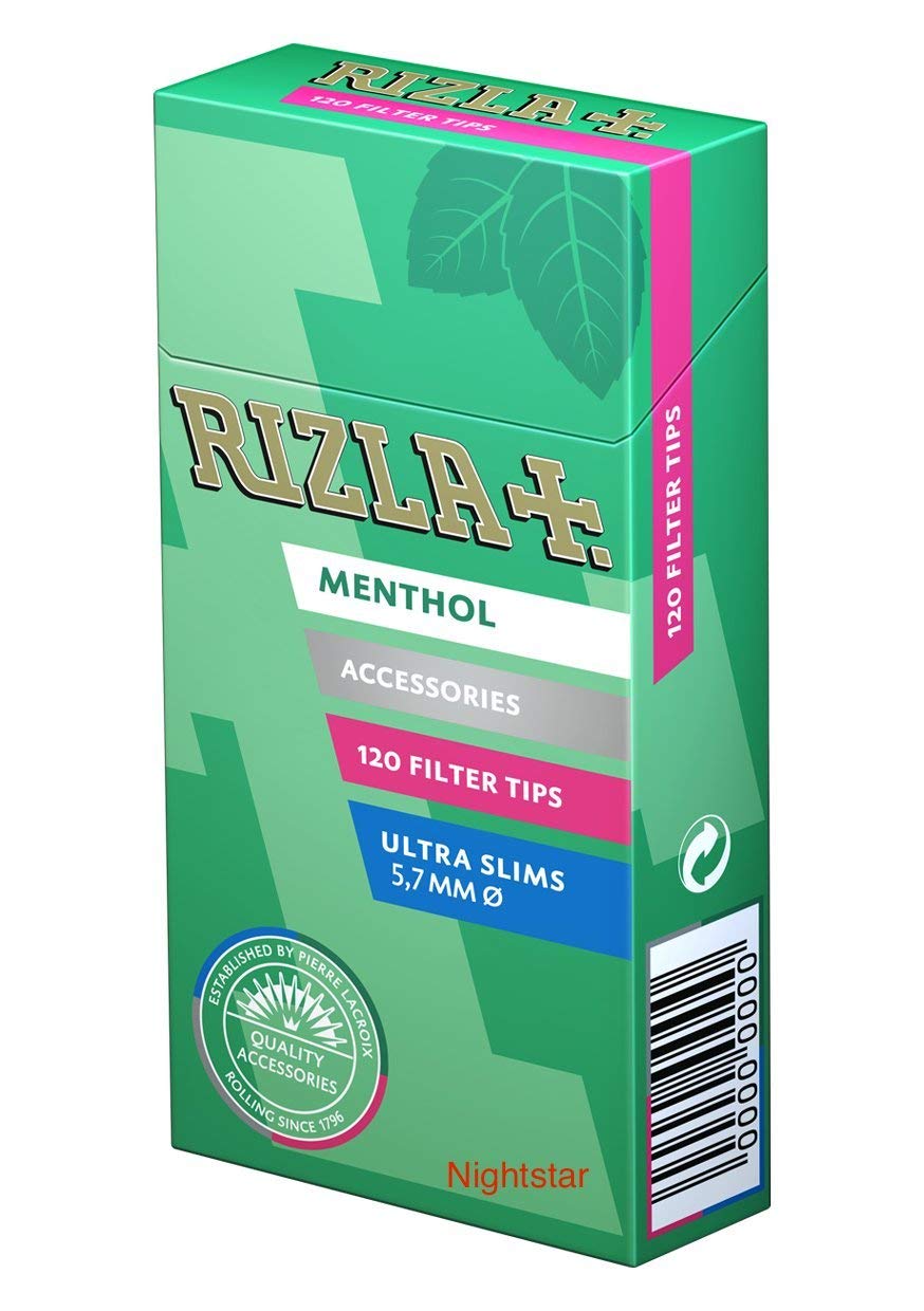 2 X Menthol Extra Slim Tips - Full New Box -2400 Tips
