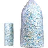 BOXIN 5lbs Shredded Memory Foam Filling for Bean Bag Filler, Soft and Convenient Pillow Stuffing Foam for Couch Cushion, Dog Bed, Chair, Arts & Crafts, Added Gel Particles