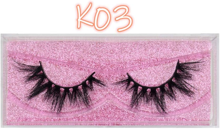 5D Hair False Eyelashes Wispy Cross Fluffy Lashes Extension Tools Makeup Handmade Eyelashes-Visofree_K03