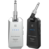 5.8Hz Guitar Wireless System Anti-Interference Instrument 4Channels Wireless Transmitter Receiver Digital Audio Cordless System Bass For Electric Guitars Bass GWS-26-TYPE C Charge