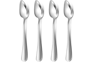 IRokHH 4-piece Grapefruit Spoons, 18/8 Stainless Steel